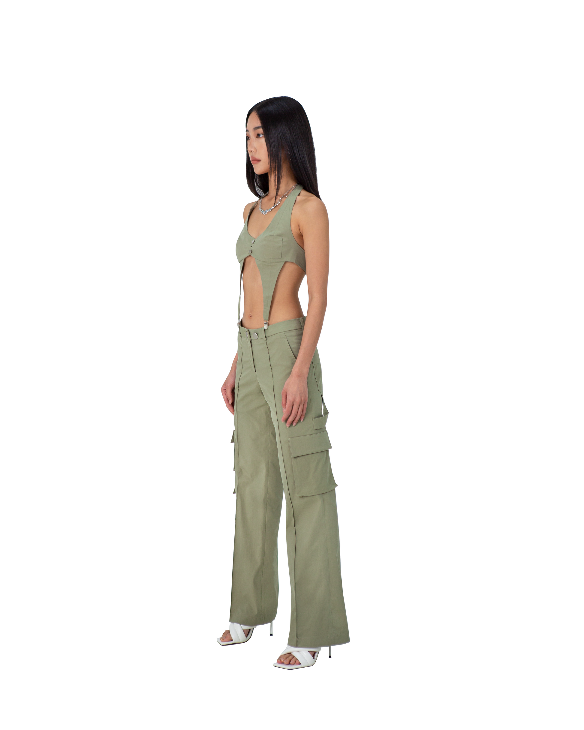 serendipiti, city walker, cargo pants, green pants