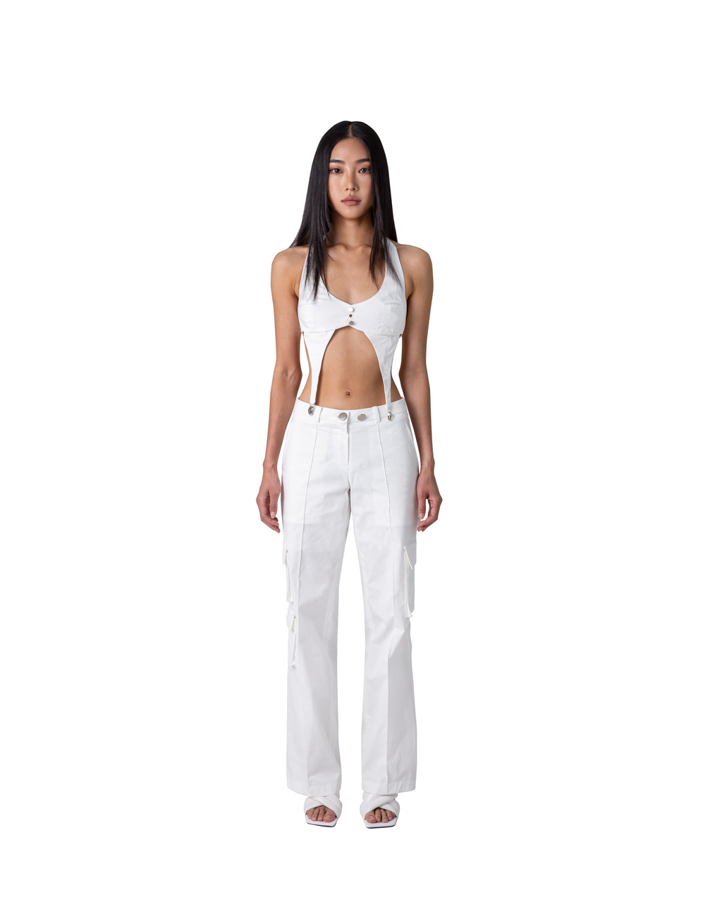 City Walker Cargo Pants | White